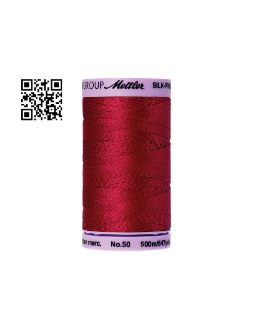 Hilo de algodón Silk Finish nº50 - Grupo Amann Mettler. Disponible en caja de 5 carretes de 500mts - Ref. 9104
