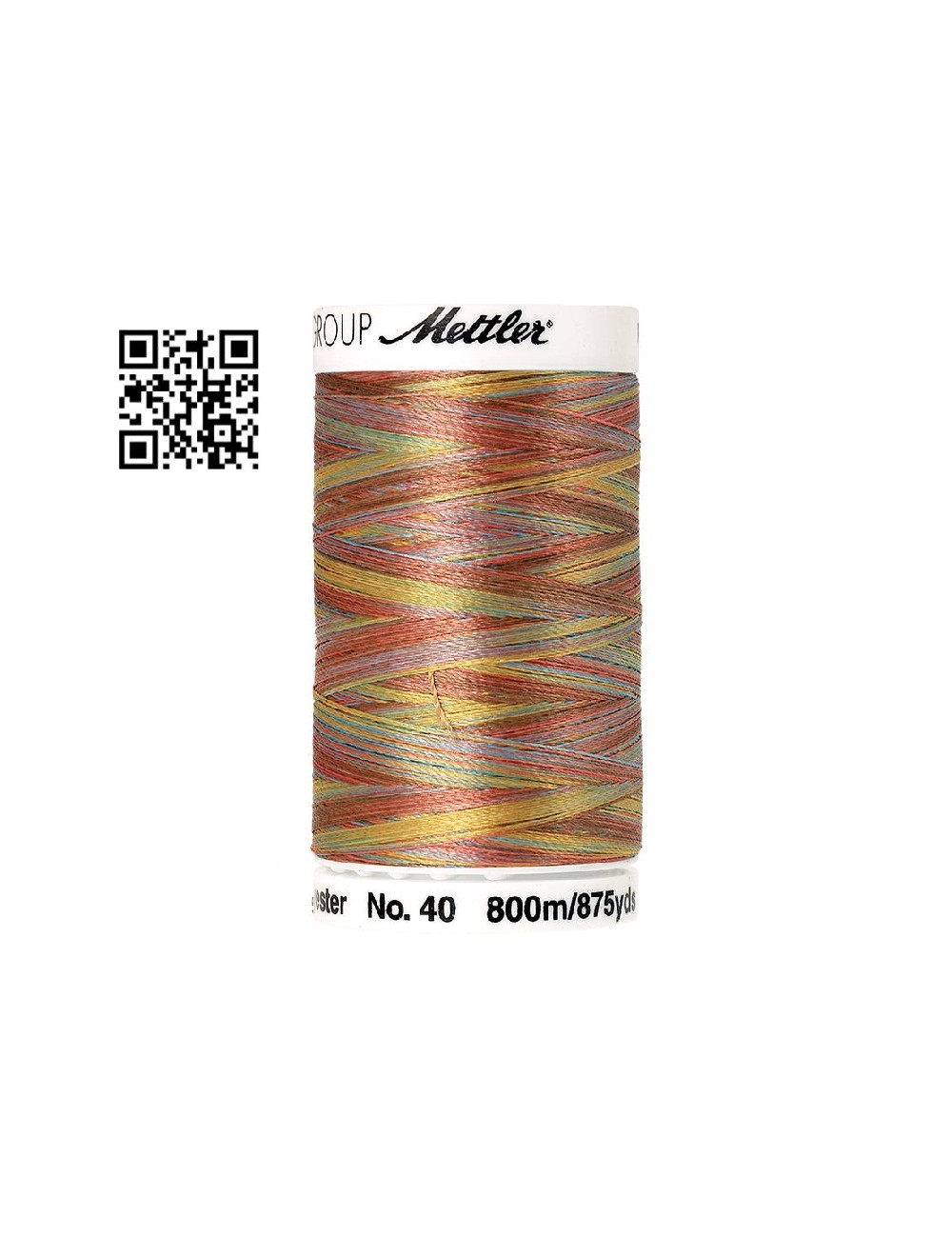 Hilo de poliester Poly Sheen Multi nº40 - Grupo Amann Mettler. Disponible en caja de 5 carretes de 800mts - Ref. 4880