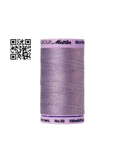 Hilo de algodón Silk Finish nº50 - Grupo Amann Mettler. Disponible en caja de 5 carretes de 500mts - Ref. 9104