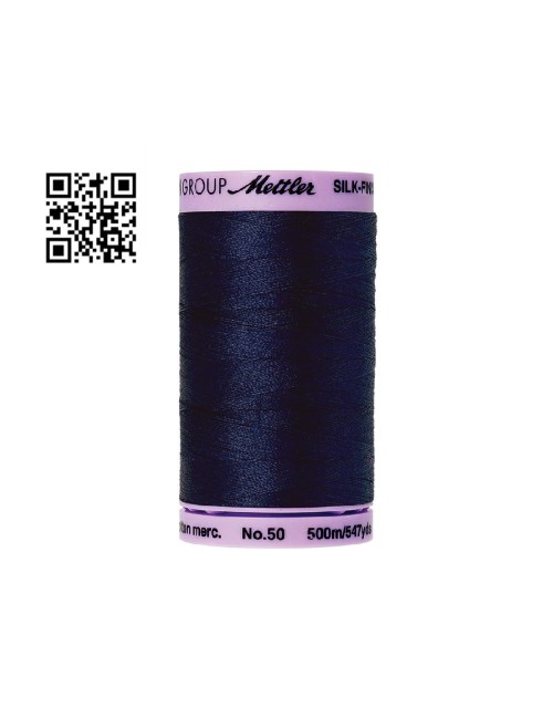 Hilo de algodón Silk Finish nº50 - Grupo Amann Mettler. Disponible en caja de 5 carretes de 500mts - Ref. 9104