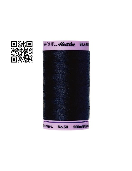 Hilo de algodón Silk Finish nº50 - Grupo Amann Mettler. Disponible en caja de 5 carretes de 500mts - Ref. 9104