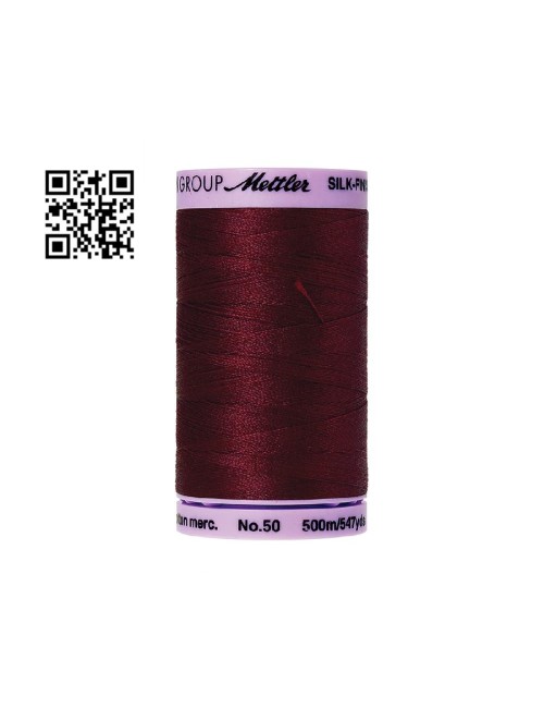 Hilo de algodón Silk Finish nº50 - Grupo Amann Mettler. Disponible en caja de 5 carretes de 500mts - Ref. 9104