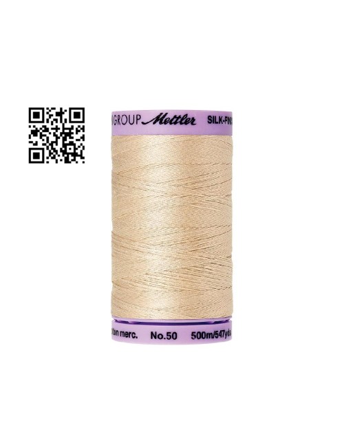 Hilo de algodón Silk Finish nº50 - Grupo Amann Mettler. Disponible en caja de 5 carretes de 500mts - Ref. 9104