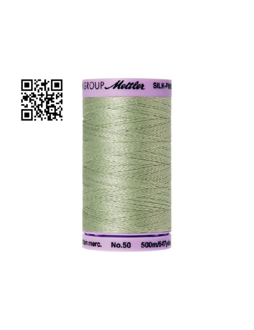 Hilo de algodón Silk Finish nº50 - Grupo Amann Mettler. Disponible en caja de 5 carretes de 500mts - Ref. 9104