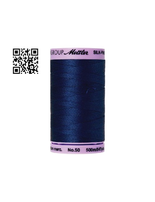 Hilo de algodón Silk Finish nº50 - Grupo Amann Mettler. Disponible en caja de 5 carretes de 500mts - Ref. 9104