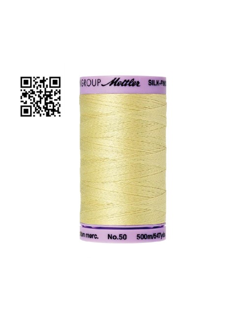 Hilo de algodón Silk Finish nº50 - Grupo Amann Mettler. Disponible en caja de 5 carretes de 500mts - Ref. 9104