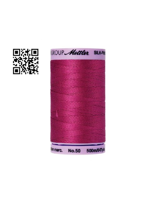 Hilo de algodón Silk Finish nº50 - Grupo Amann Mettler. Disponible en caja de 5 carretes de 500mts - Ref. 9104