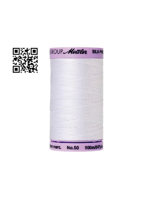 Hilo de algodón Silk Finish nº50 - Grupo Amann Mettler. Disponible en caja de 5 carretes de 500mts - Ref. 9104
