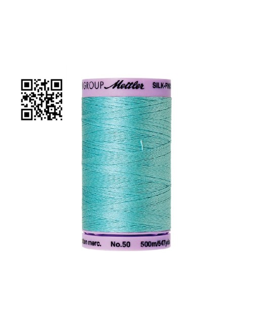Hilo de algodón Silk Finish nº50 - Grupo Amann Mettler. Disponible en caja de 5 carretes de 500mts - Ref. 9104
