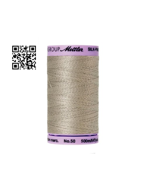 Hilo de algodón Silk Finish nº50 - Grupo Amann Mettler. Disponible en caja de 5 carretes de 500mts - Ref. 9104
