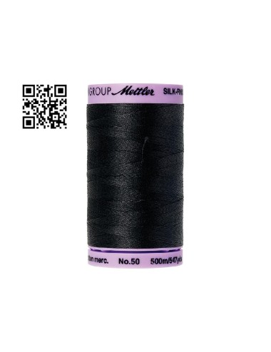 Hilo de algodón Silk Finish nº50 - Grupo Amann Mettler. Disponible en caja de 5 carretes de 500mts - Ref. 9104
