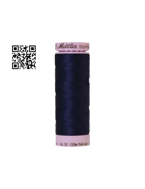 Hilo de algodón Silk Finish nº50 - Grupo Amann Mettler. Disponible en caja de 5 carretes de 150mts - Ref. 9105