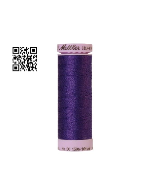 Hilo de algodón Silk Finish nº50 - Grupo Amann Mettler. Disponible en caja de 5 carretes de 150mts - Ref. 9105