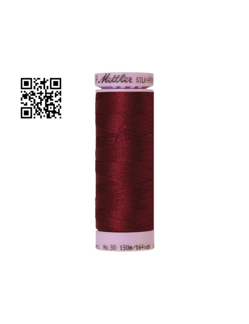 Hilo de algodón Silk Finish nº50 - Grupo Amann Mettler. Disponible en caja de 5 carretes de 150mts - Ref. 9105