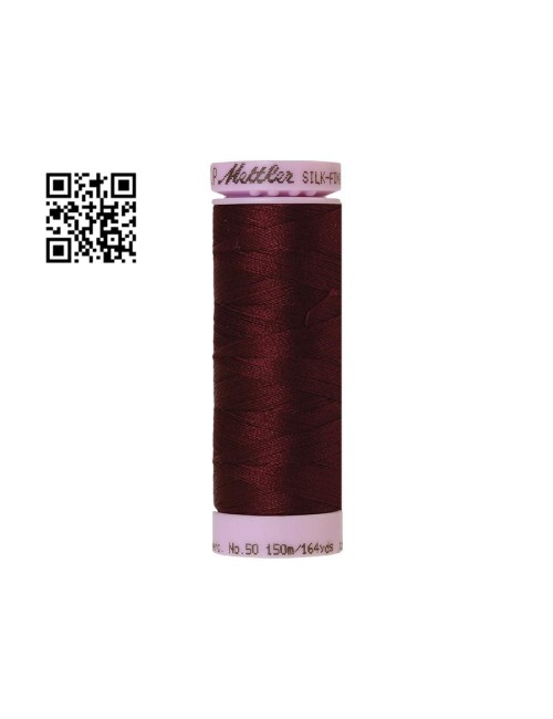 Hilo de algodón Silk Finish nº50 - Grupo Amann Mettler. Disponible en caja de 5 carretes de 150mts - Ref. 9105