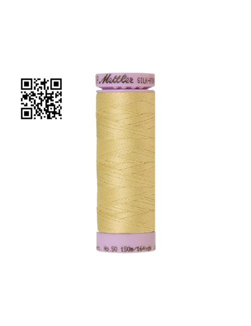 Hilo de algodón Silk Finish nº50 - Grupo Amann Mettler. Disponible en caja de 5 carretes de 150mts - Ref. 9105