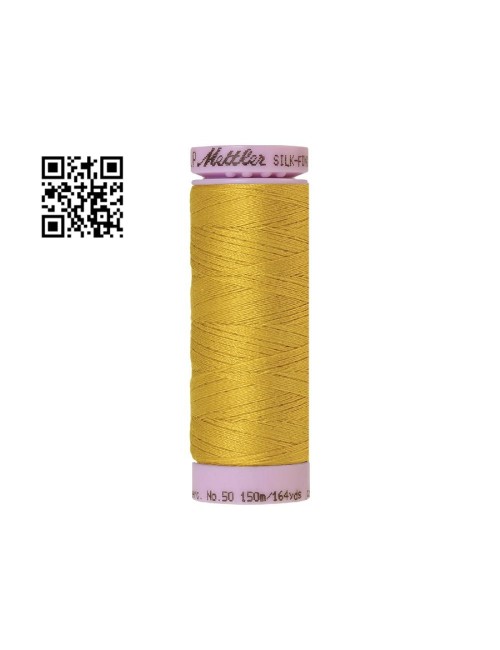 Hilo de algodón Silk Finish nº50 - Grupo Amann Mettler. Disponible en caja de 5 carretes de 150mts - Ref. 9105