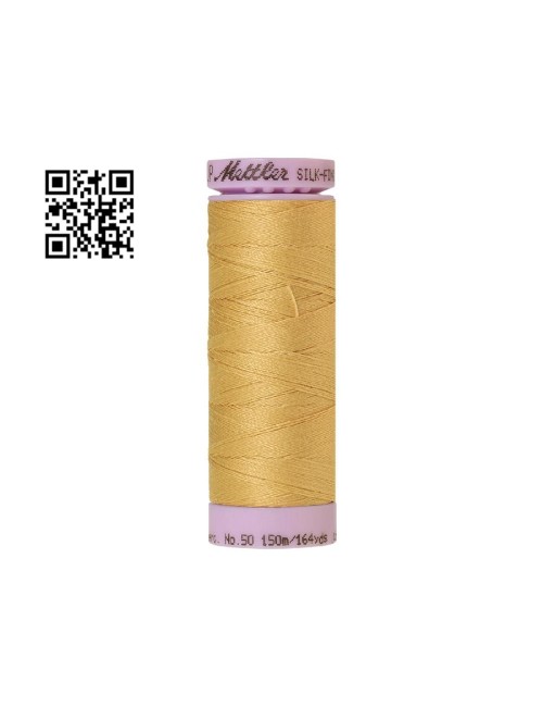 Hilo de algodón Silk Finish nº50 - Grupo Amann Mettler. Disponible en caja de 5 carretes de 150mts - Ref. 9105
