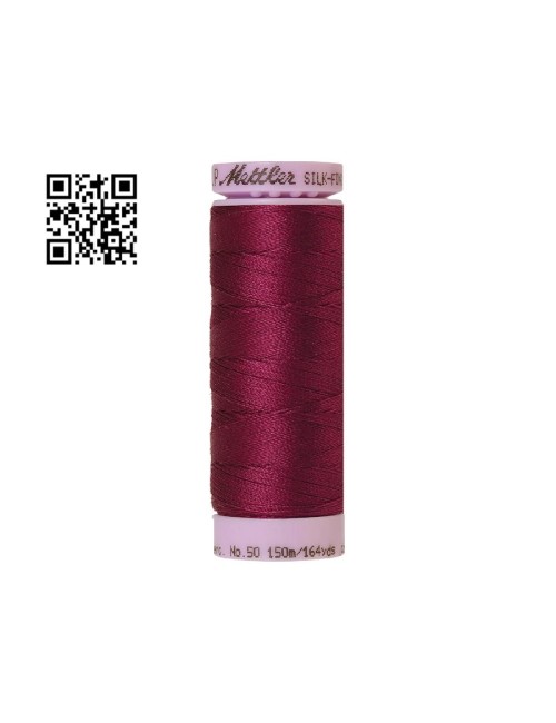 Hilo de algodón Silk Finish nº50 - Grupo Amann Mettler. Disponible en caja de 5 carretes de 150mts - Ref. 9105