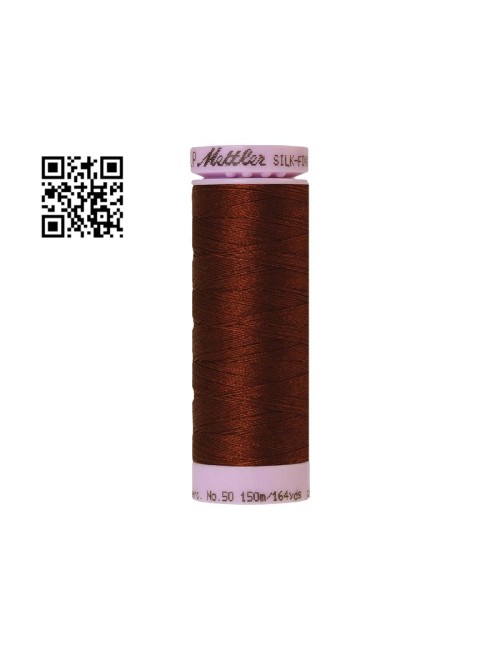 Hilo de algodón Silk Finish nº50 - Grupo Amann Mettler. Disponible en caja de 5 carretes de 150mts - Ref. 9105