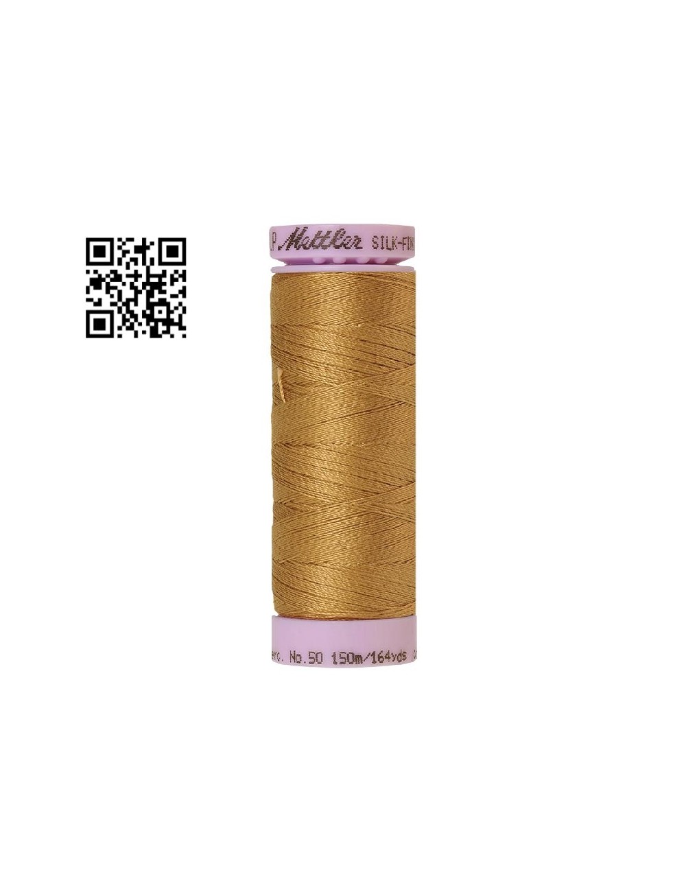 Hilo de algodón Silk Finish nº50 - Grupo Amann Mettler. Disponible en caja de 5 carretes de 150mts - Ref. 9105