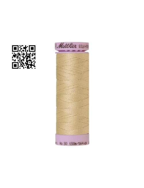 Hilo de algodón Silk Finish nº50 - Grupo Amann Mettler. Disponible en caja de 5 carretes de 150mts - Ref. 9105