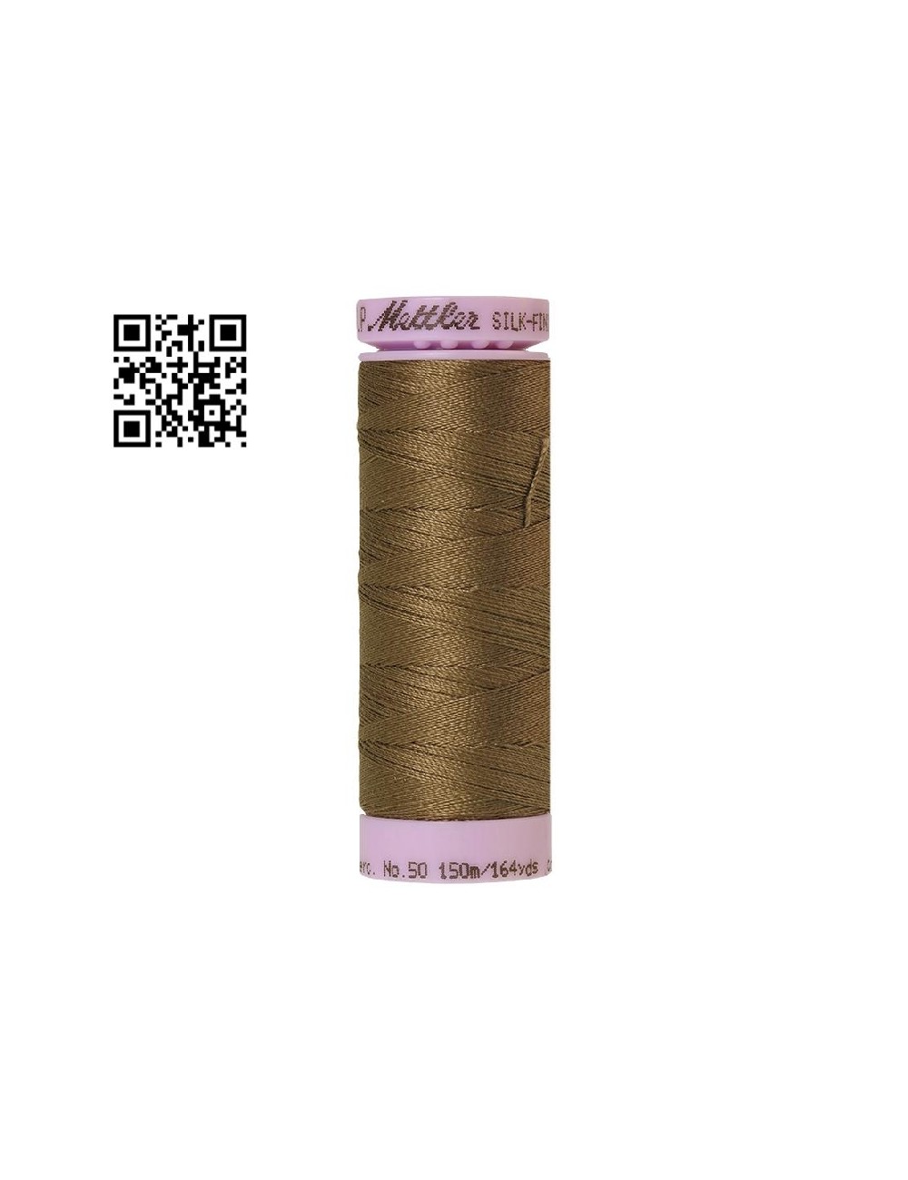 Hilo de algodón Silk Finish nº50 - Grupo Amann Mettler. Disponible en caja de 5 carretes de 150mts - Ref. 9105