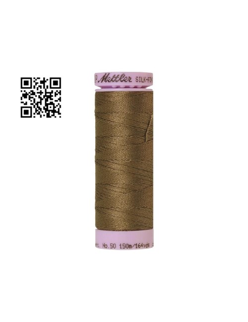 Hilo de algodón Silk Finish nº50 - Grupo Amann Mettler. Disponible en caja de 5 carretes de 150mts - Ref. 9105