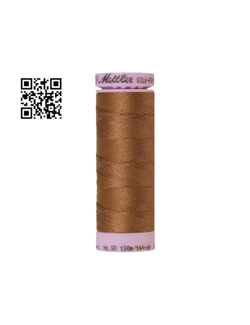 Hilo de algodón Silk Finish nº50 - Grupo Amann Mettler. Disponible en caja de 5 carretes de 150mts - Ref. 9105