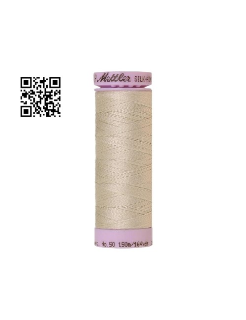 Hilo de algodón Silk Finish nº50 - Grupo Amann Mettler. Disponible en caja de 5 carretes de 150mts - Ref. 9105