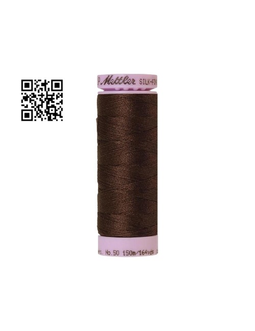 Hilo de algodón Silk Finish nº50 - Grupo Amann Mettler. Disponible en caja de 5 carretes de 150mts - Ref. 9105