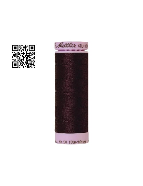 Hilo de algodón Silk Finish nº50 - Grupo Amann Mettler. Disponible en caja de 5 carretes de 150mts - Ref. 9105