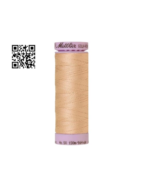 Hilo de algodón Silk Finish nº50 - Grupo Amann Mettler. Disponible en caja de 5 carretes de 150mts - Ref. 9105