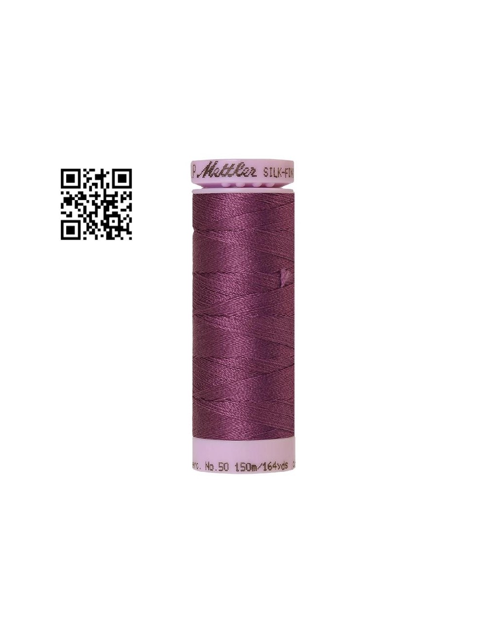 Hilo de algodón Silk Finish nº50 - Grupo Amann Mettler. Disponible en caja de 5 carretes de 150mts - Ref. 9105