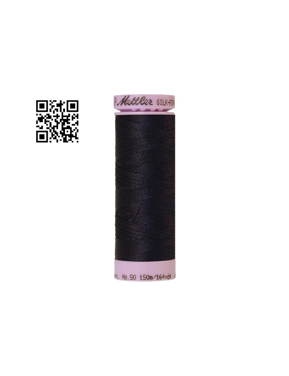 Hilo de algodón Silk Finish nº50 - Grupo Amann Mettler. Disponible en caja de 5 carretes de 150mts - Ref. 9105