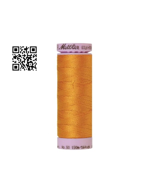 Hilo de algodón Silk Finish nº50 - Grupo Amann Mettler. Disponible en caja de 5 carretes de 150mts - Ref. 9105