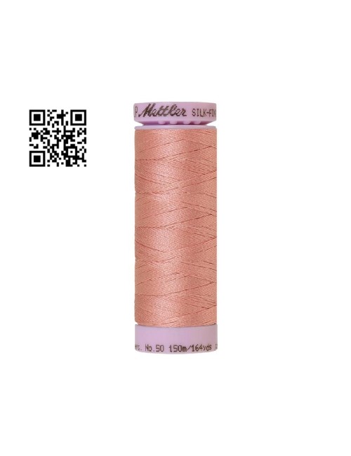 Hilo de algodón Silk Finish nº50 - Grupo Amann Mettler. Disponible en caja de 5 carretes de 150mts - Ref. 9105