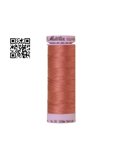 Hilo de algodón Silk Finish nº50 - Grupo Amann Mettler. Disponible en caja de 5 carretes de 150mts - Ref. 9105