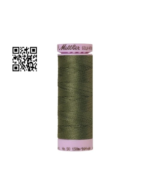 Hilo de algodón Silk Finish nº50 - Grupo Amann Mettler. Disponible en caja de 5 carretes de 150mts - Ref. 9105