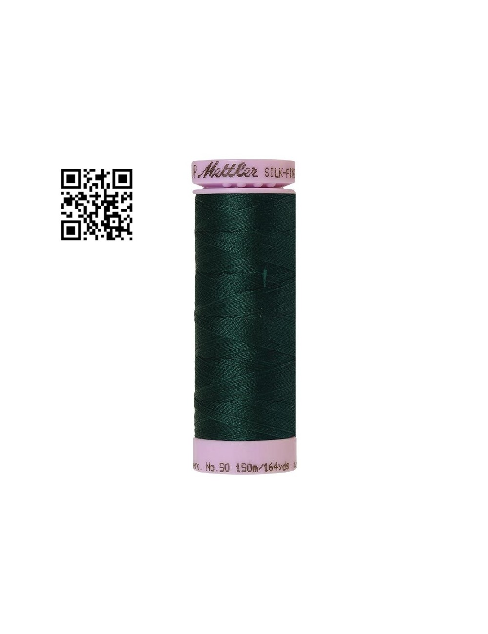 Hilo de algodón Silk Finish nº50 - Grupo Amann Mettler. Disponible en caja de 5 carretes de 150mts - Ref. 9105