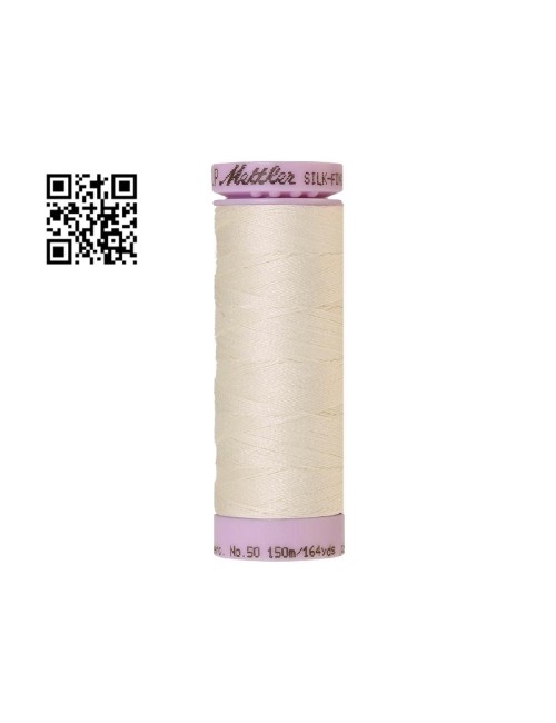 Hilo de algodón Silk Finish nº50 - Grupo Amann Mettler. Disponible en caja de 5 carretes de 150mts - Ref. 9105