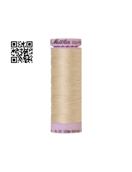 Hilo de algodón Silk Finish nº50 - Grupo Amann Mettler. Disponible en caja de 5 carretes de 150mts - Ref. 9105