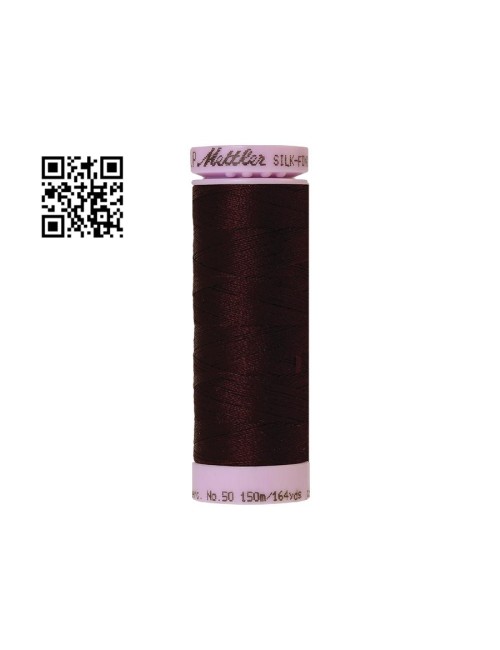 Hilo de algodón Silk Finish nº50 - Grupo Amann Mettler. Disponible en caja de 5 carretes de 150mts - Ref. 9105