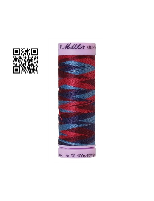 Hilo de algodón Silk Finish Multi nº50 - Grupo Amann Mettler. Disponible en caja de 5 carretes de 100mts - Ref. 9075