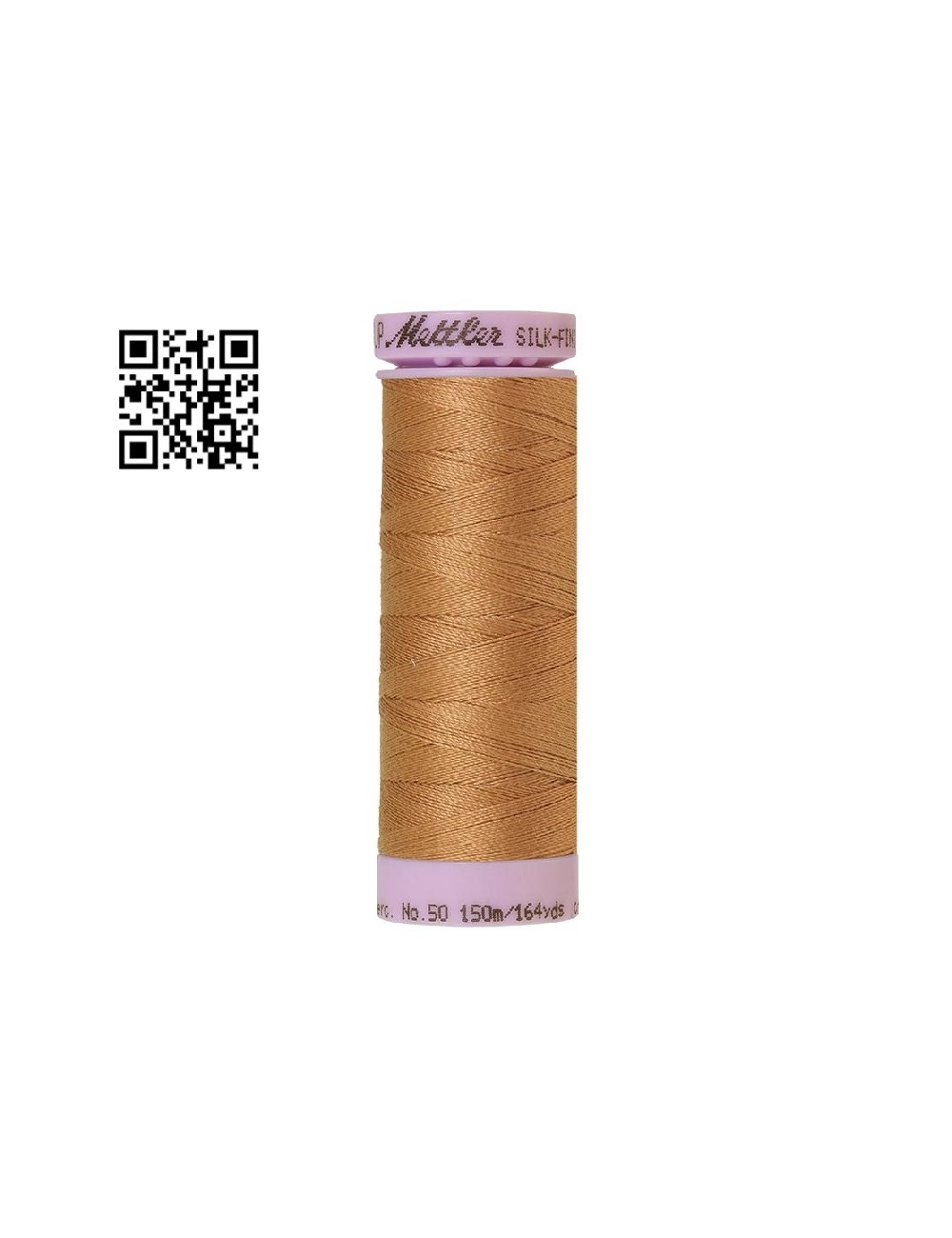 Hilo de algodón Silk Finish nº50 - Grupo Amann Mettler. Disponible en caja de 5 carretes de 150mts - Ref. 9105
