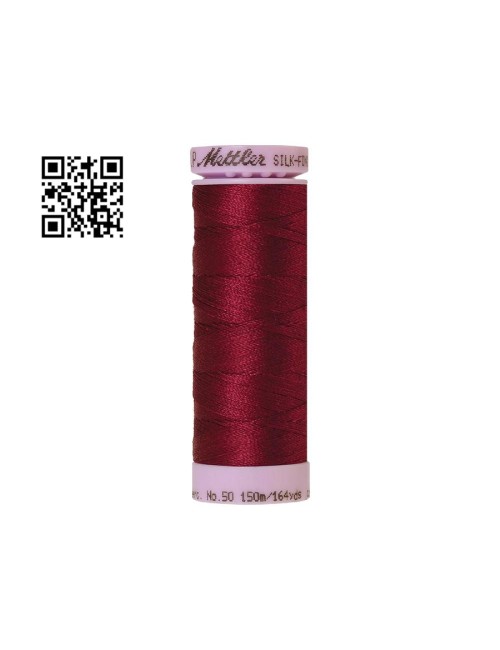 Hilo de algodón Silk Finish nº50 - Grupo Amann Mettler. Disponible en caja de 5 carretes de 150mts - Ref. 9105