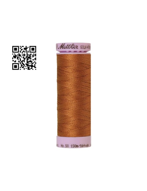 Hilo de algodón Silk Finish nº50 - Grupo Amann Mettler. Disponible en caja de 5 carretes de 150mts - Ref. 9105