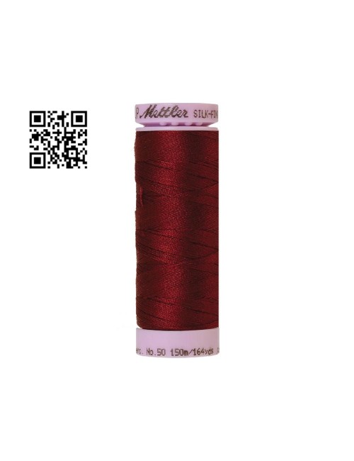 Hilo de algodón Silk Finish nº50 - Grupo Amann Mettler. Disponible en caja de 5 carretes de 150mts - Ref. 9105