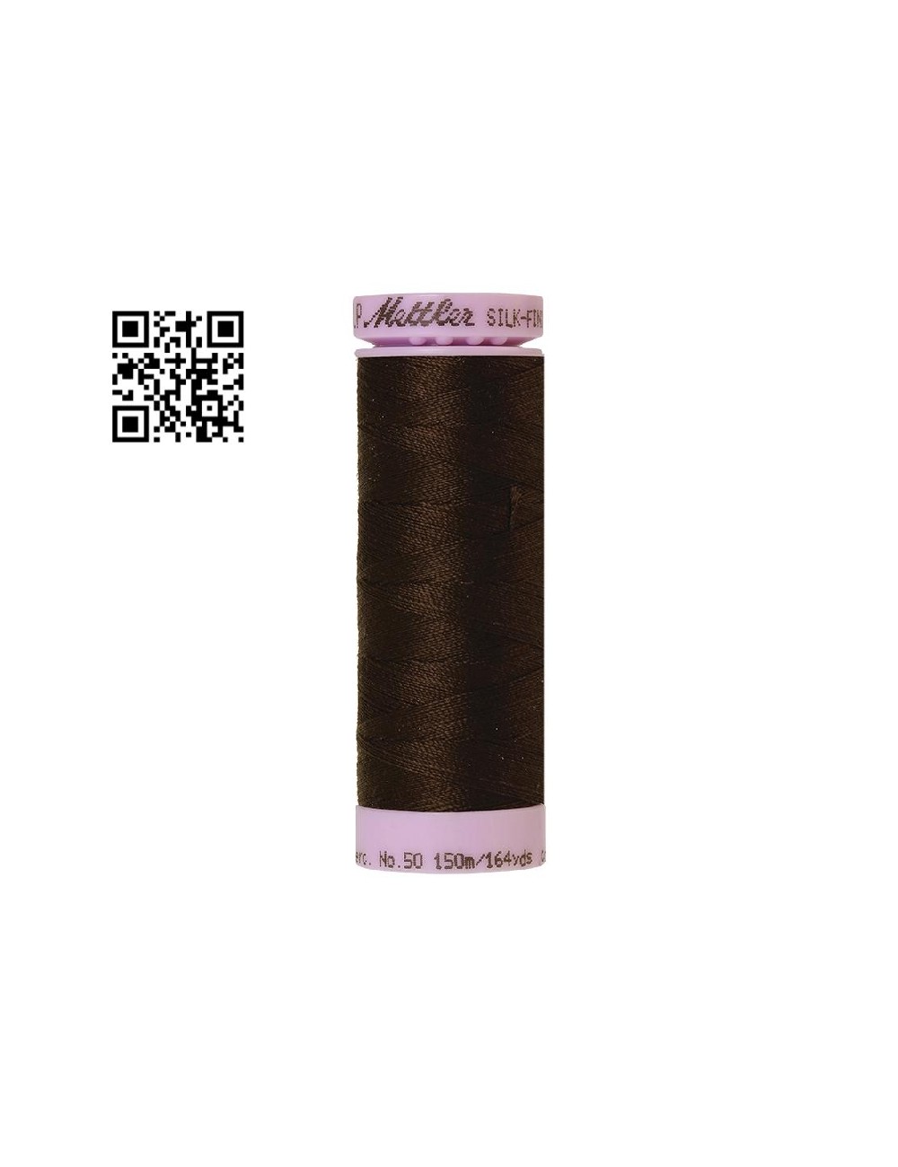 Hilo de algodón Silk Finish nº50 - Grupo Amann Mettler. Disponible en caja de 5 carretes de 150mts - Ref. 9105