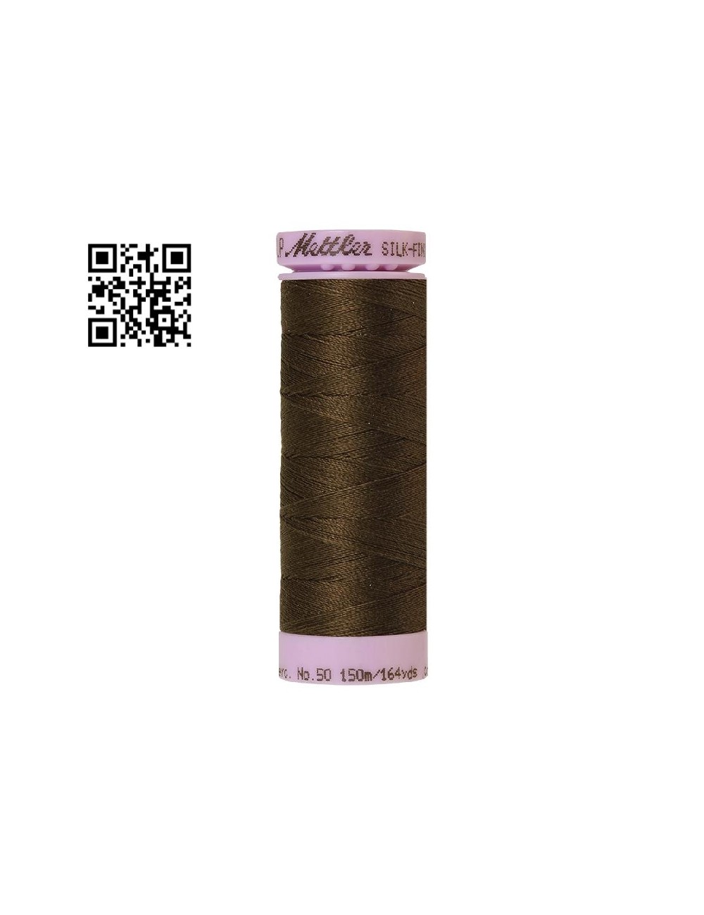 Hilo de algodón Silk Finish nº50 - Grupo Amann Mettler. Disponible en caja de 5 carretes de 150mts - Ref. 9105